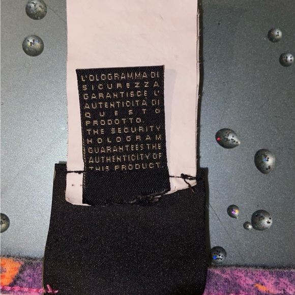 JUST CAVALLI STRETCHY COTTON BLEND SIGNATURE FABRIC  V-NECK BLOUSE SIZE XS - Picture 4 of 7